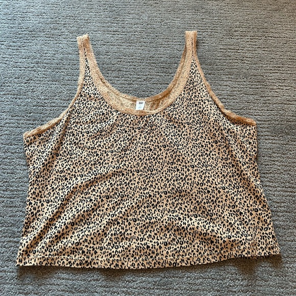 BLOOMINGDALES Cheetah Print Tank Top - Picture 1 of 2
